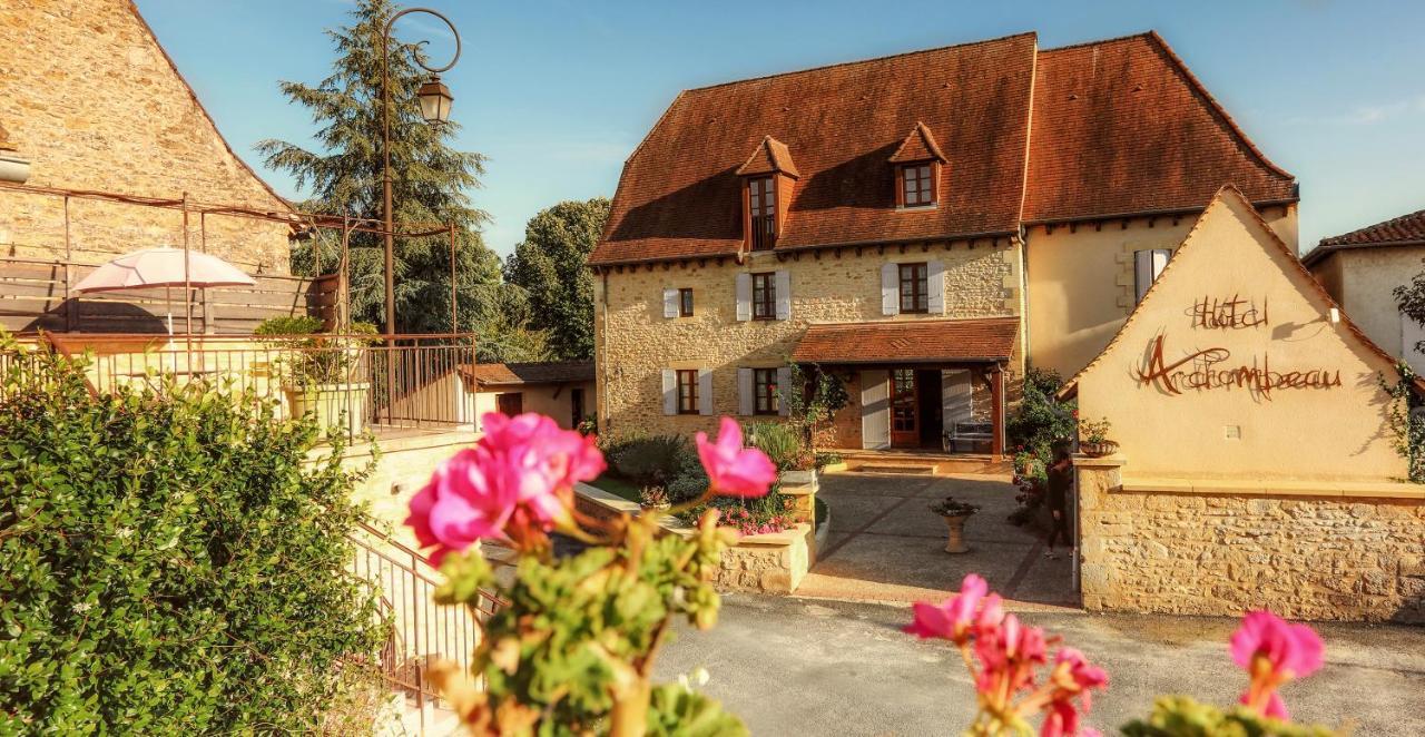 Logis Hotel Archambeau Thonac Экстерьер фото